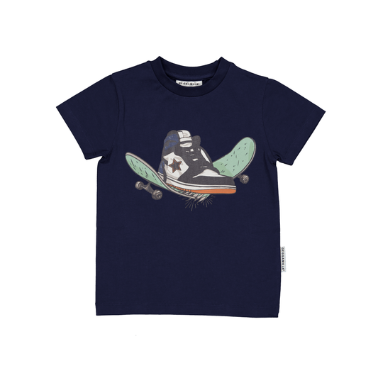 Tricou din bumbac organic Geggamoja, Skater