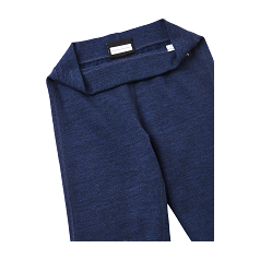 Pantaloni din lana merinos Misam, Bleumarin