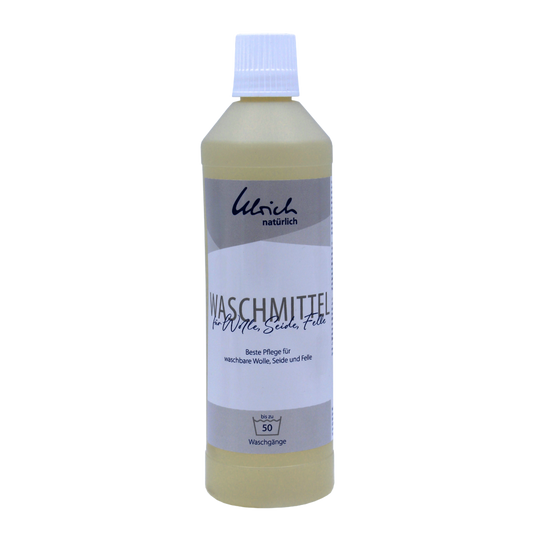 Detergent ecologic Ulrich naturlich cu lanolina pentru lana, matase si blanita naturala, 500 ml