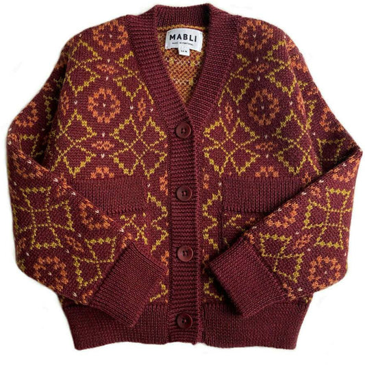 Cardigan_tricotata_copii_berry_Mabli_lana_merinos_AW