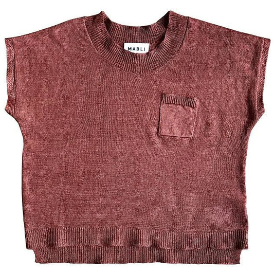 Tricou Deryn din in organic, Rust