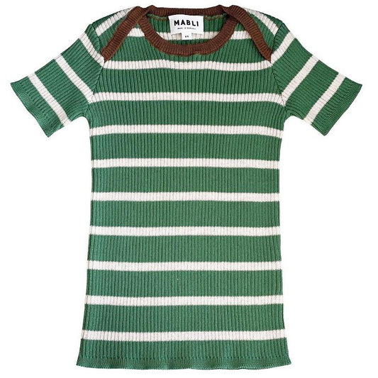 Tricou Tesni din bumbac organic, Jade/White